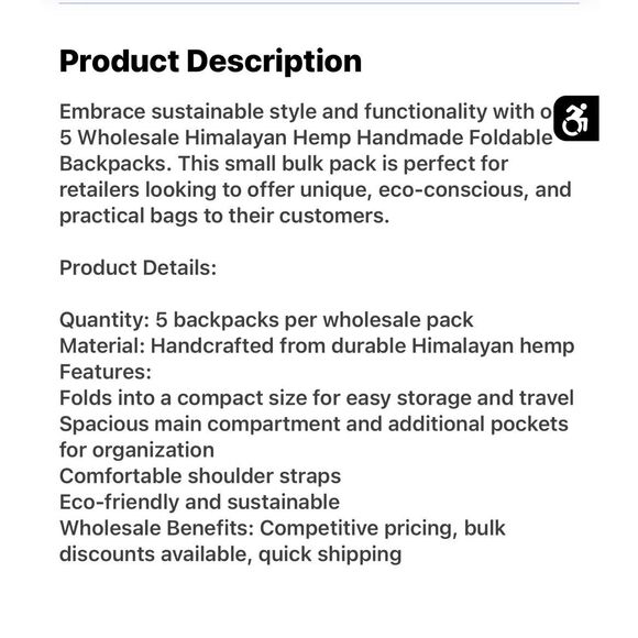 Himalayan 100% Hemp Foldable Nepali outdoor Adventure Gorpecore Backpack - Picture 10 of 10